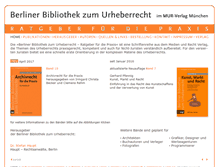 Tablet Screenshot of berliner-bibliothek.de